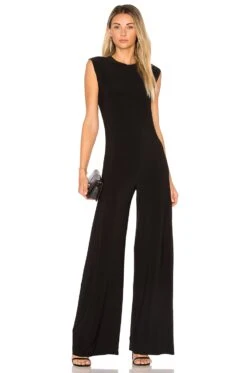 Norma Kamali Sleeveless Jumpsuit Black