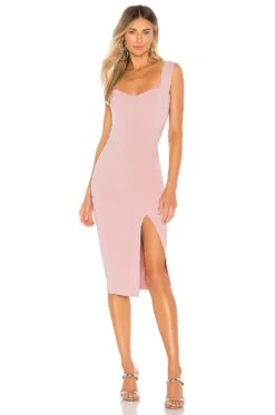 Divine Midi Dress Dusty Pink