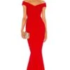 X REVOLVE Allure Gown Cherry -Fashion Clothing Store NKIE WD456 V1