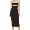 Nouveau Midi Dress Black -Fashion Clothing Store NKIE WD586 V1