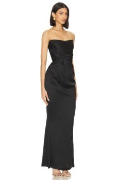 Emelie Strapless Gown Black -Fashion Clothing Store NKIE WD609 V2