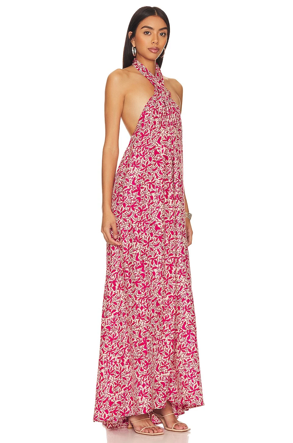 Astrid Maxi Dress Gloriosa Print Flamingo 4 Astrid Maxi Dress Gloriosa Print Flamingo - Image 2