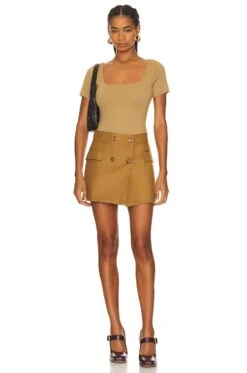 Parker Skirt Camel 9 Parker Skirt Camel -Fashion Clothing Store NOCH WQ23 V4