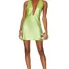 Angelica Mini Dress Lime -Fashion Clothing Store NROL WD43 V1