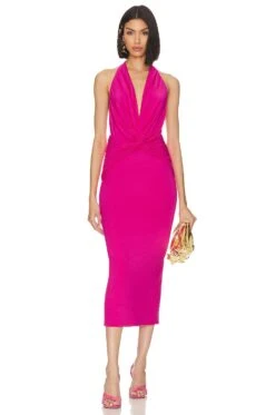 Arabella Dress Neon Pink
