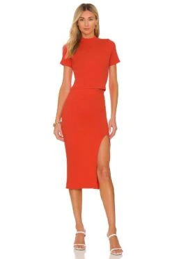 Maxine Skirt Tangelo 9 Maxine Skirt Tangelo -Fashion Clothing Store NSF WQ16 V4