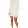 Elise Mini Dress White -Fashion Clothing Store NYOU WD17 V1