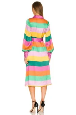 Olivia Rubin Mina Dress Bright Stripe -Fashion Clothing Store OLRB WD21 V3
