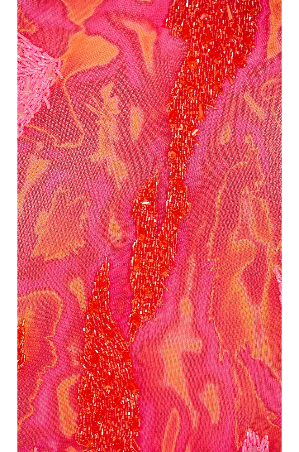 Zusi Sleeveless Mini Dress Pink & Burnt Orange Combo 6 Zusi Sleeveless Mini Dress Pink & Burnt Orange Combo - Image 4