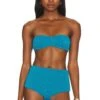 Strapless Bikini Top Blue Old -Fashion Clothing Store OSTR WX23 V1