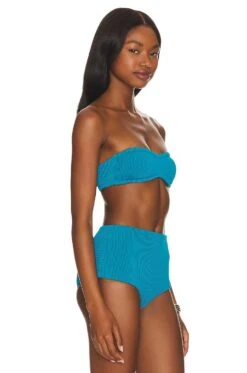 Strapless Bikini Top Blue Old -Fashion Clothing Store OSTR WX23 V2