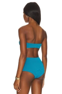 Strapless Bikini Top Blue Old -Fashion Clothing Store OSTR WX23 V3