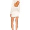 OW Collection Eden Shirt Dress Off White -Fashion Clothing Store OWIR WD35 V1