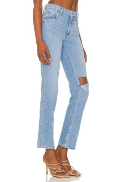 Paige Noella Straight Chamomile Destructed -Fashion Clothing Store PAIG WJ1508 V2