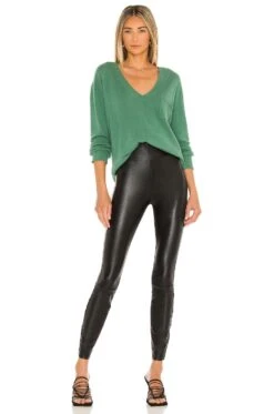Paige Sheena Faux Leather Legging Black 9 Paige Sheena Faux Leather Legging Black -Fashion Clothing Store PAIG WP90 V4