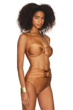 Bandeau Bikini Top Almond 9 Bandeau Bikini Top Almond -Fashion Clothing Store PBTO WX145 V3