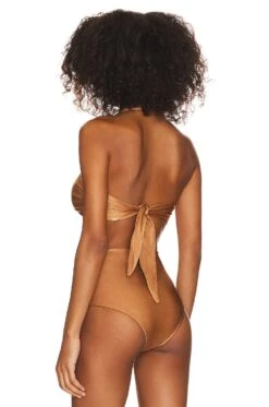 Bandeau Bikini Top Almond 10 Bandeau Bikini Top Almond -Fashion Clothing Store PBTO WX145 V4