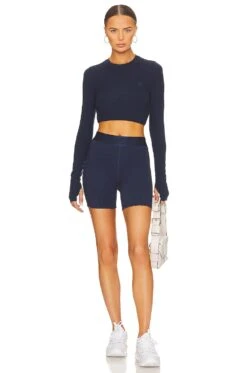 P.E NATION Backcheck Bike Short Black Iris -Fashion Clothing Store PENR WF33 V4