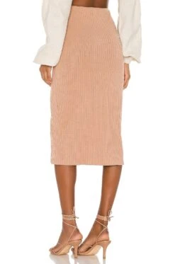 Renee Midi Skirt Nude -Fashion Clothing Store PRIP WQ109 V3