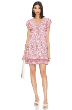 Camila Mini Dress PINK MID 70'S GARDEN