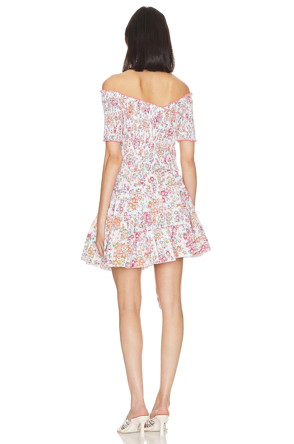 Soledad Mini Dress PINK AQUARELLE 5 Soledad Mini Dress PINK AQUARELLE - Image 3