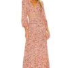 Joan Maxi Dress Orange Malva -Fashion Clothing Store PSTB WD84 V1