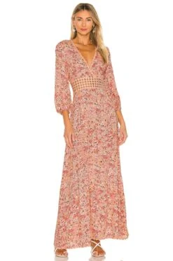 Joan Maxi Dress Orange Malva