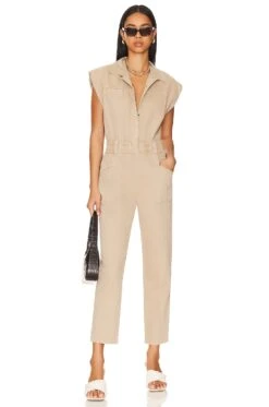 Rosie Jumpsuit Sesame -Fashion Clothing Store PSTL WC55 V1 1