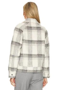 RAILS Cheyenne Zip Up Jacket Snow Grey -Fashion Clothing Store RAIL WO108 V4