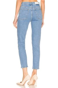 RE/DONE Originals 90's High Rise Ankle Crop Blue Stone -Fashion Clothing Store REDR WJ207 V3