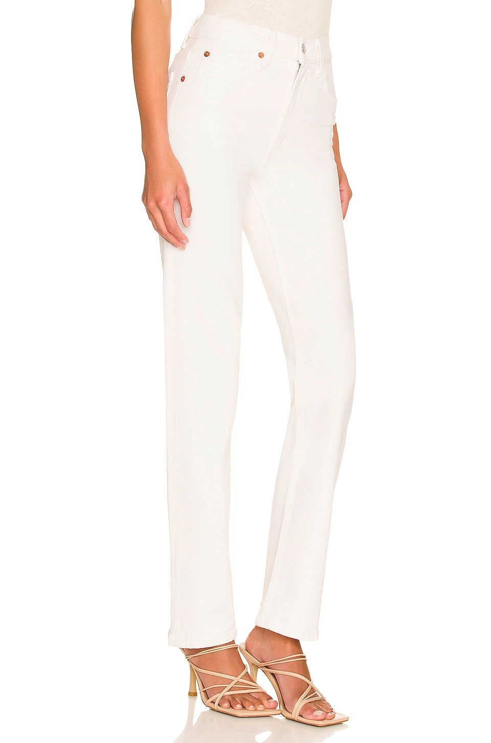 RE/DONE Originals 70's Straight Vintage White 4 RE/DONE Originals 70's Straight Vintage White - Image 2