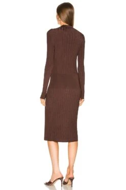 Rag & Bone Dawson Polo Dress Brown -Fashion Clothing Store RGBR WD78 V3