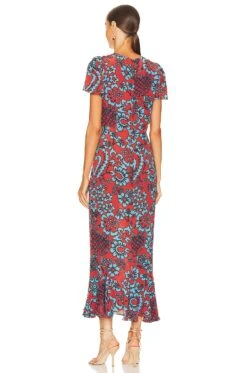 Lulani Dress Sicilia Rooibos -Fashion Clothing Store RHOR WD125 V3