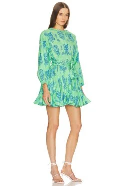 Ella Dress Clover Block -Fashion Clothing Store RHOR WD131 V2