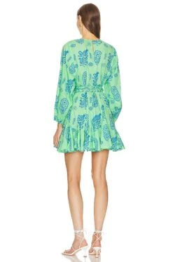 Ella Dress Clover Block -Fashion Clothing Store RHOR WD131 V3