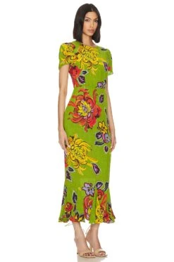 Lulani Maxi Dress Green Lanai -Fashion Clothing Store RHOR WD144 V2