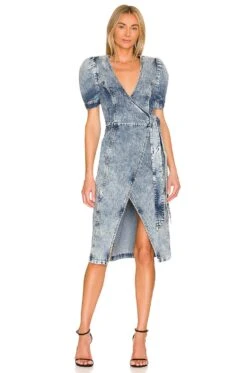 Zelda Wrap Dress Siena -Fashion Clothing Store ROFR WD283 V4