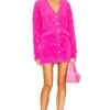 Tala Dress Fuzzy Magenta -Fashion Clothing Store ROFR WD375 V1