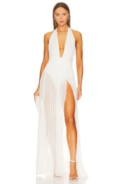 X REVOLVE Zion Dress White -Fashion Clothing Store ROFR WD496 V1 1