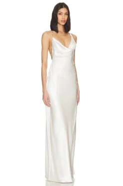 Morena Dress White -Fashion Clothing Store ROFR WD513 V3