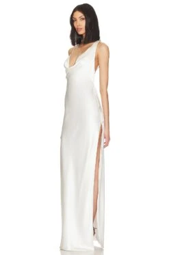 Morena Dress White -Fashion Clothing Store ROFR WD513 V4