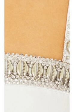 Regina Dress White Mermaid Shell 9 Regina Dress White Mermaid Shell -Fashion Clothing Store ROFR WD542 V4