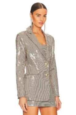 Hadley Blazer Multi Brown -Fashion Clothing Store ROFR WO76 V3