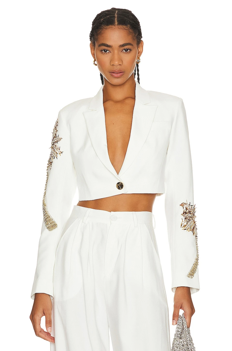 Palazza Blazer White 3 Palazza Blazer White