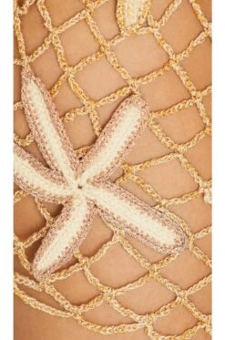 Etta Skirt Almond Lurex -Fashion Clothing Store ROFR WQ120 V5