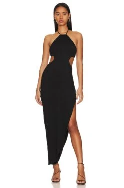 Willow Cut Out Maxi Dress Black