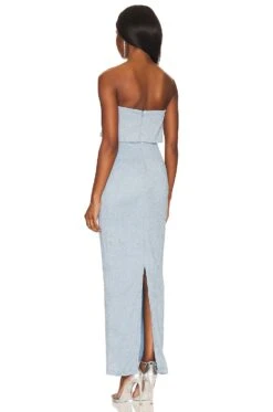 Tucker Maxi Dress Blue -Fashion Clothing Store RUMR WD32 V3