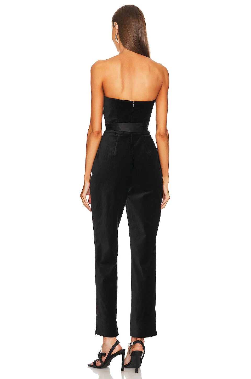 Sabine Cat Jumpsuit & Sash Belt Black 5 Sabine Cat Jumpsuit & Sash Belt Black - Image 3