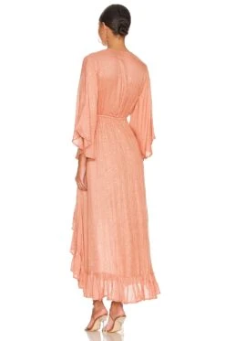 ROBE JULIANA Saint Barth Terracotta -Fashion Clothing Store SDRE WD157 V3