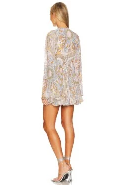 Maud Mini Dress Marbella Havana Milkshake -Fashion Clothing Store SDRE WD173 V3